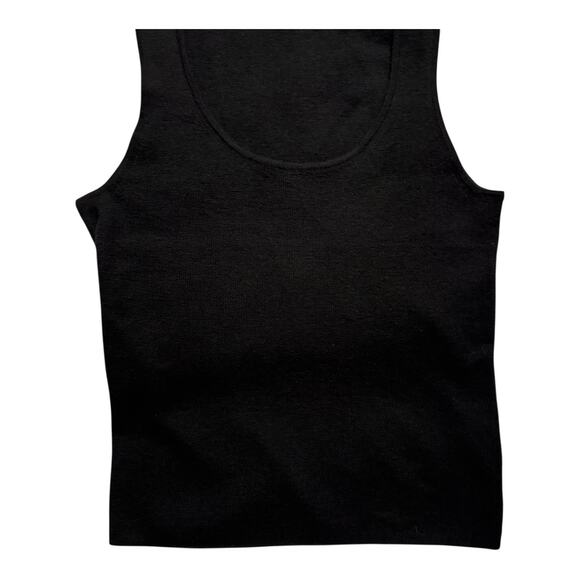 Nili Lotan Etana Cashmere Tank Top Black L - Picture 6 of 11